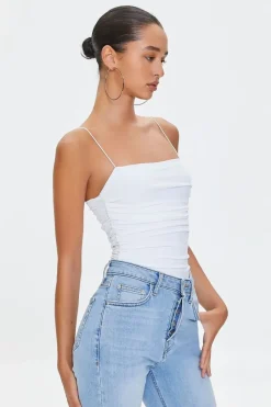 Ruched Cami Bodysuit