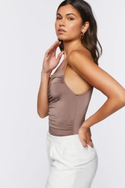 Ruched Cami Bodysuit
