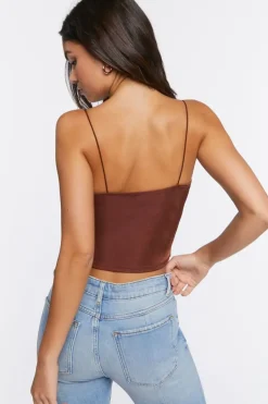 Ruched Cami Crop Top