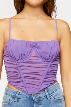 Ruched Corset Cami