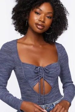 Ruched Cutout Bodysuit