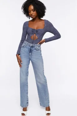 Ruched Cutout Bodysuit