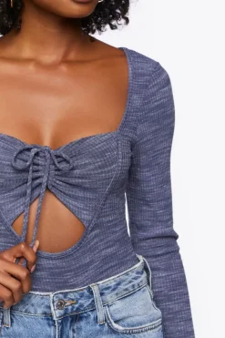 Ruched Cutout Bodysuit