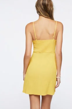 Ruched Cutout Mini Dress