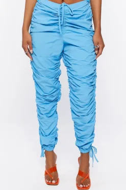 Ruched Drawstring Joggers