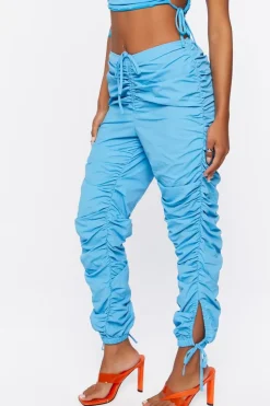 Ruched Drawstring Joggers