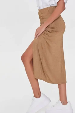 Ruched Drawstring Skirt