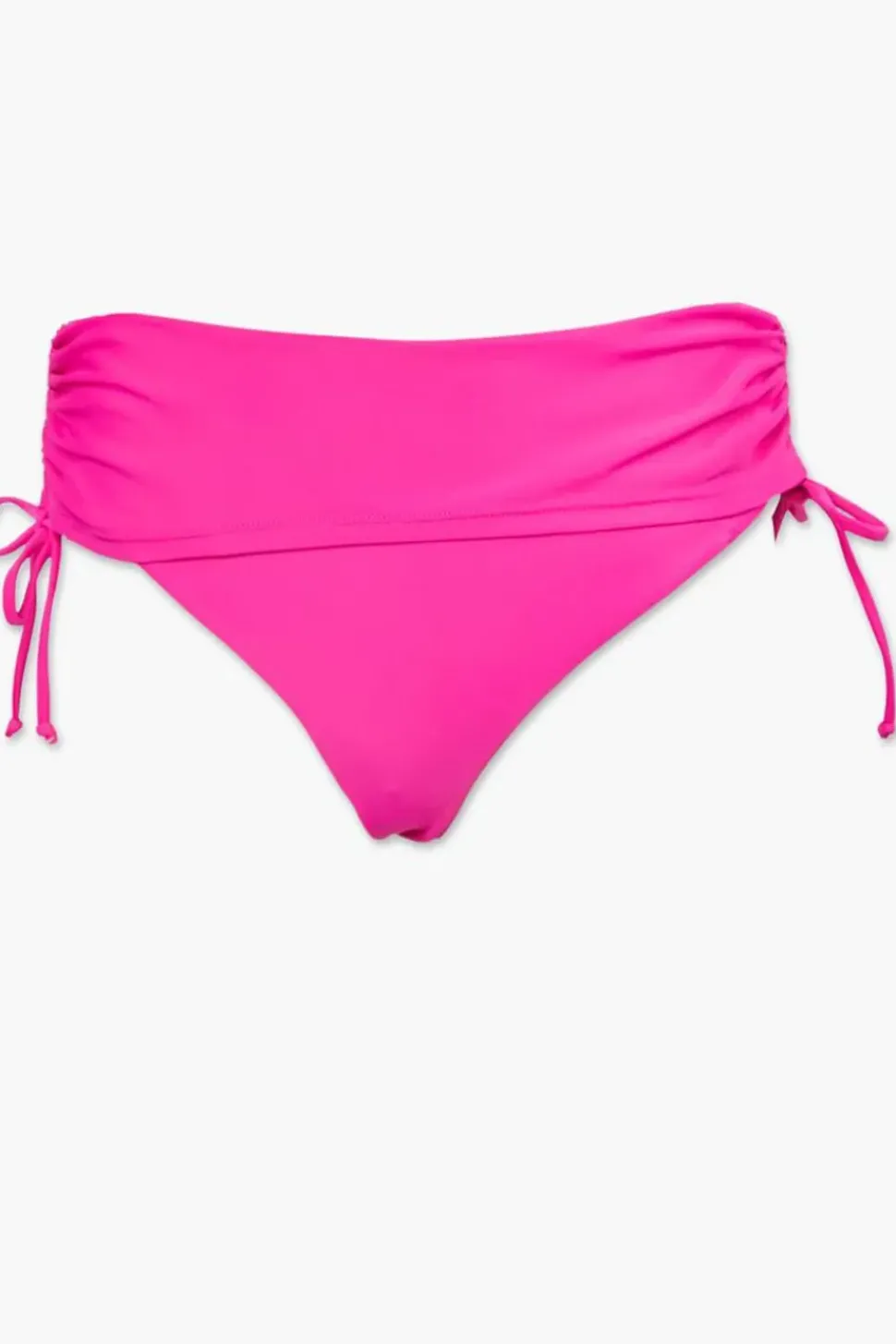 Ruched Foldover Bikini Bottoms