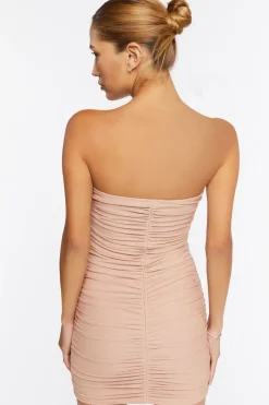 Ruched Mini Tube Dress