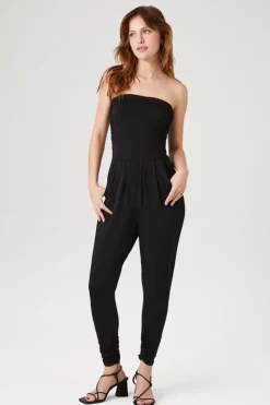Ruched Tube Jumpsuit