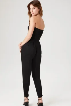 Ruched Tube Jumpsuit