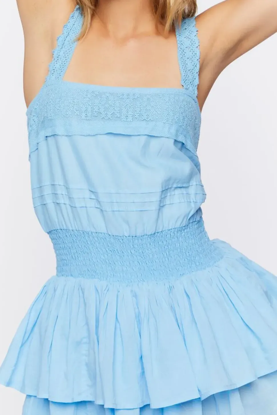 Ruffled Tiered Mini Dress