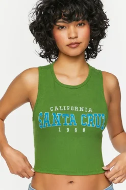Santa Cruz Lace-Up Graphic Tank Top
