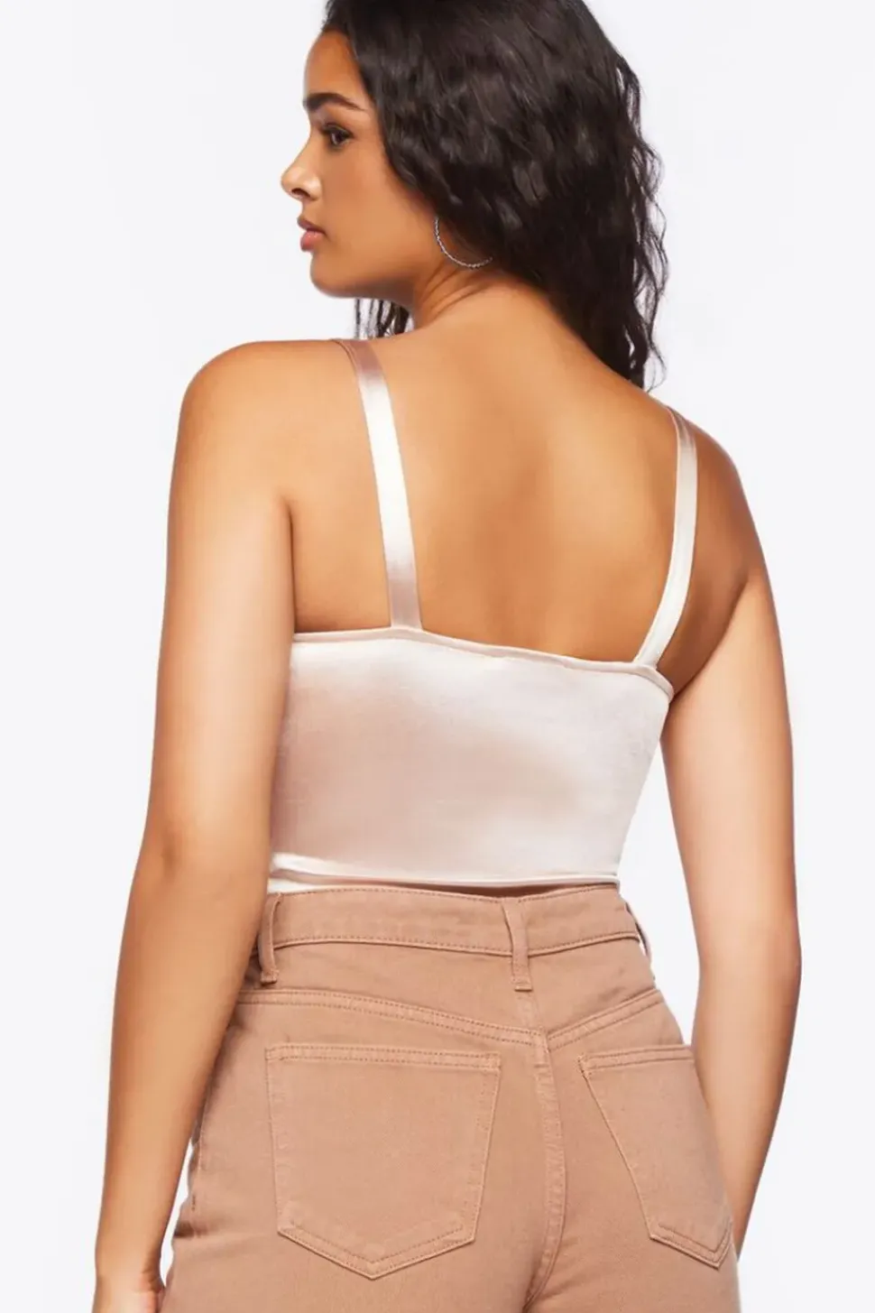 Satin Bustier Bodysuit