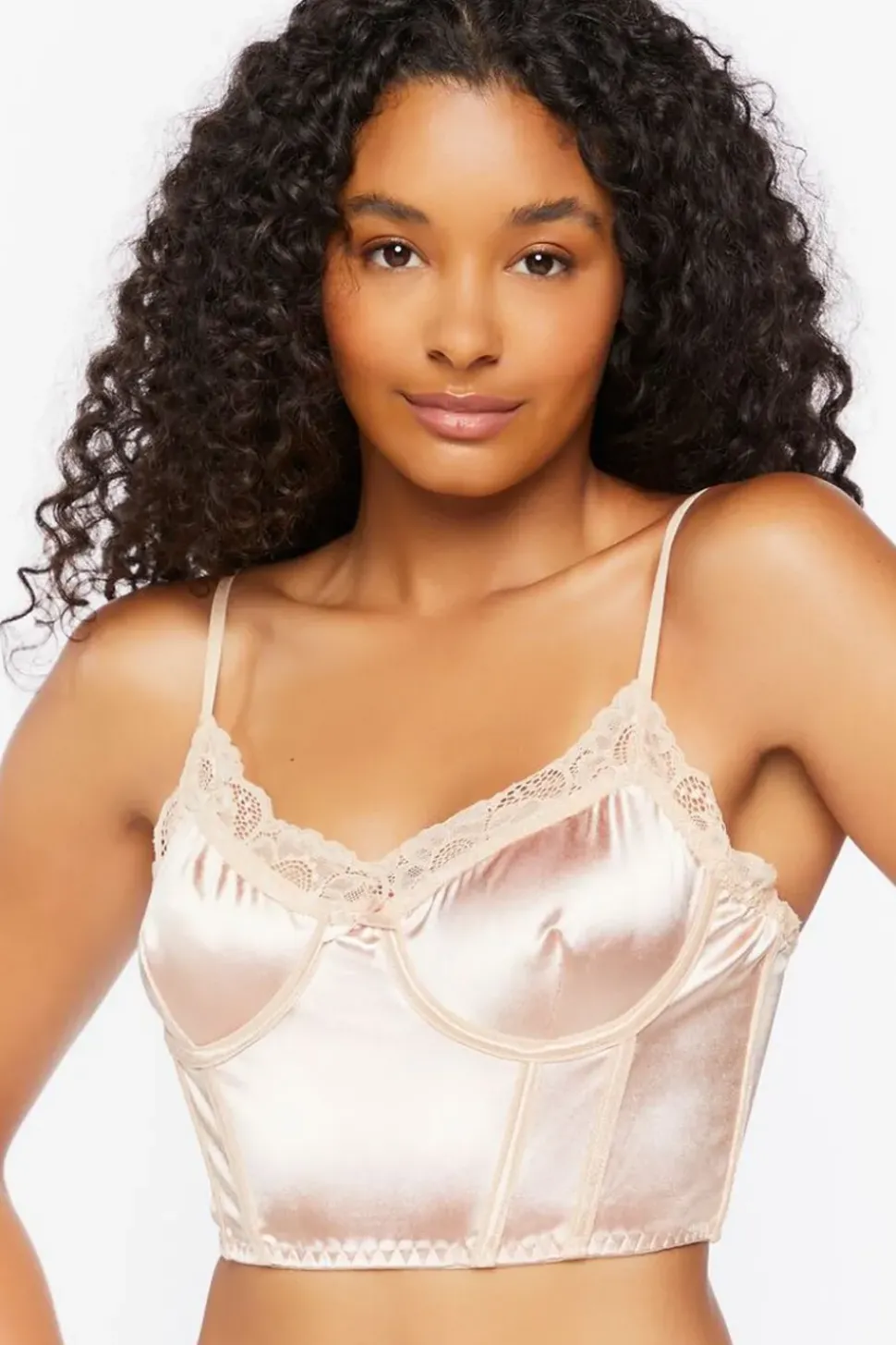 Satin Corset Bralette
