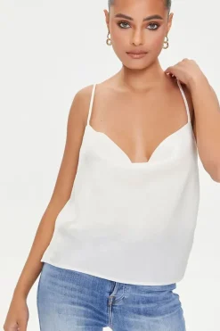Satin Cowl Cami