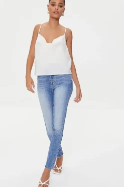 Satin Cowl Cami