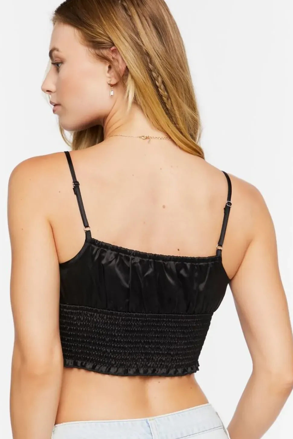 Satin Cropped Cami