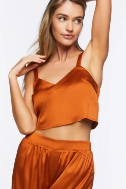 Satin Cutout Lounge Cami