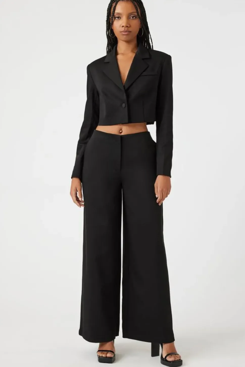 Satin Low-Rise Trousers