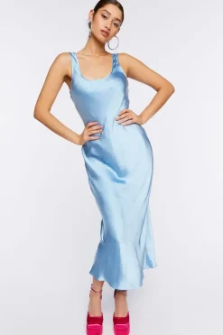 Satin Midi Dress