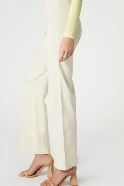 Satin Straight-Leg Trousers