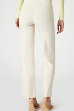 Satin Straight-Leg Trousers
