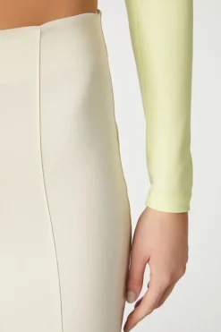 Satin Straight-Leg Trousers