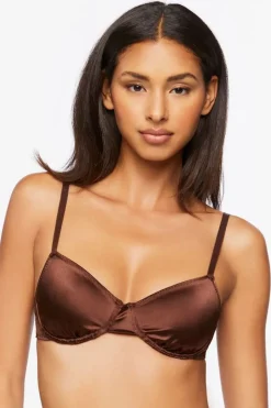 Satin Underwire Bra