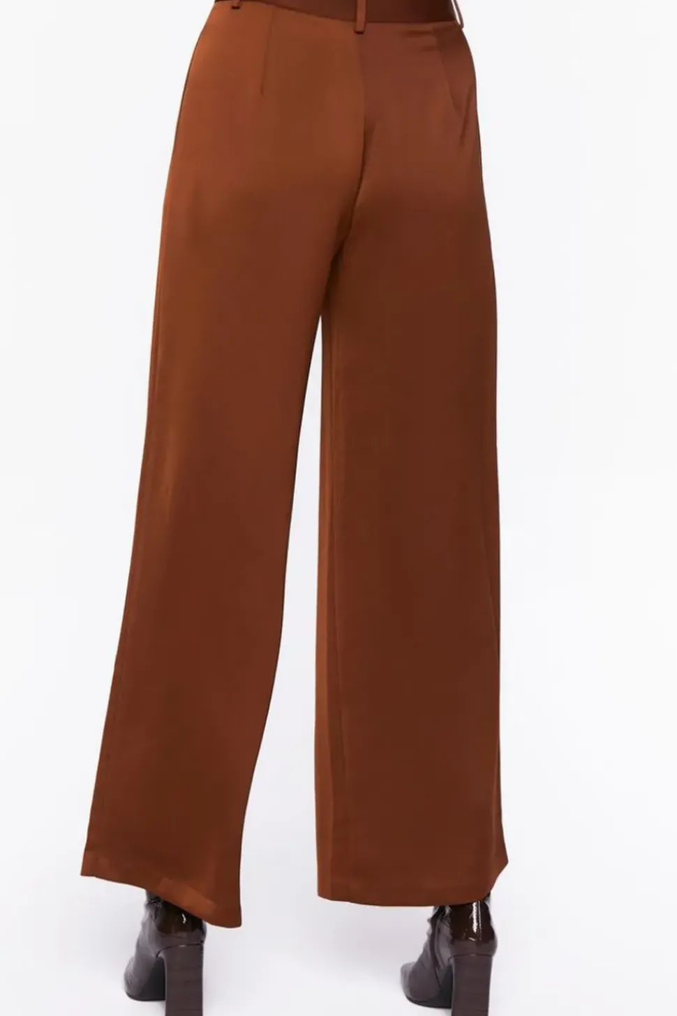 Satin Wide-Leg Pants