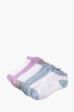 Scalloped Ankle Sock Set - 5 Pack
