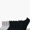 Scalloped-Trim Ankle Socks - 5 Pack