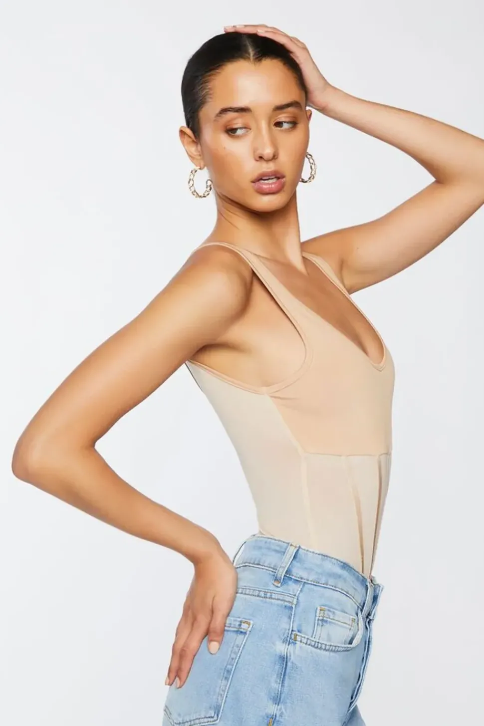 Scoop Colorblock Bodysuit