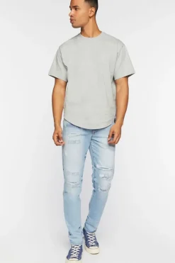 Scoop-Hem Crew Tee