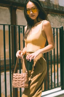 Seamed Crop Top