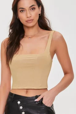 Seamed Crop Top