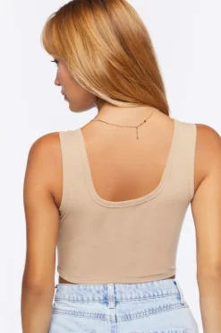 Seamed Crop Top
