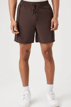 Seamed Drawstring Shorts