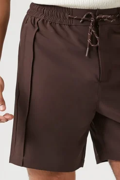 Seamed Drawstring Shorts