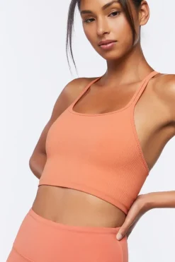 Seamless Caged-Back Sports Bra