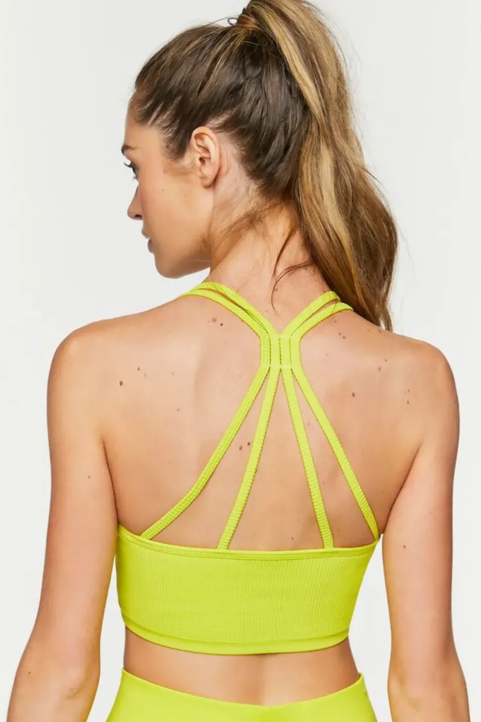 Seamless Caged-Back Sports Bra