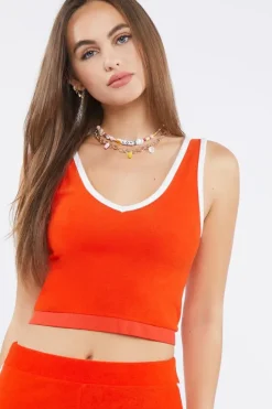 Seamless Cropped Ringer Tank Top