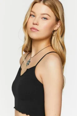 Seamless Lettuce-Edge Cropped Cami