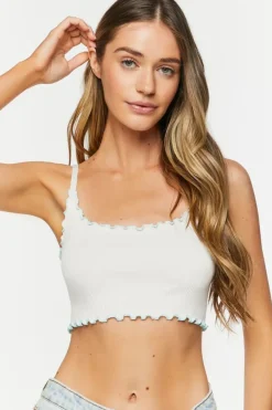 Seamless Lettuce-Edge Cropped Cami