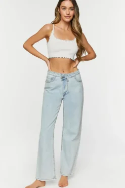 Seamless Lettuce-Edge Cropped Cami