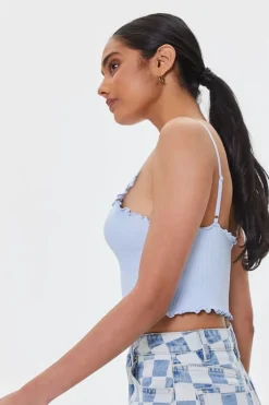 Seamless Lettuce-Edge Cropped Cami