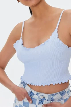 Seamless Lettuce-Edge Cropped Cami