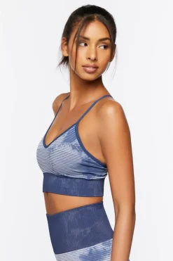 Seamless Longline Tie-Dye Sports Bra