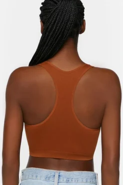Seamless Notched Racerback Bralette