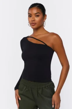 Seamless One-Shoulder Top